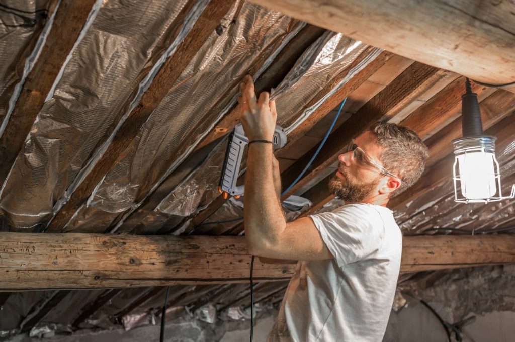 home insulation work