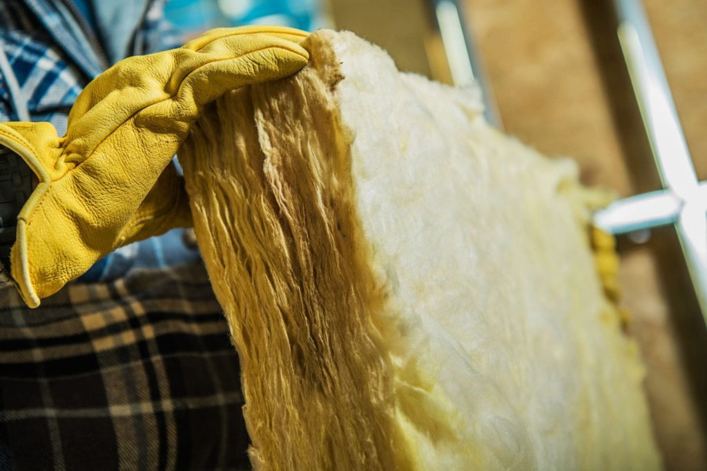 mineral wool insulation piece