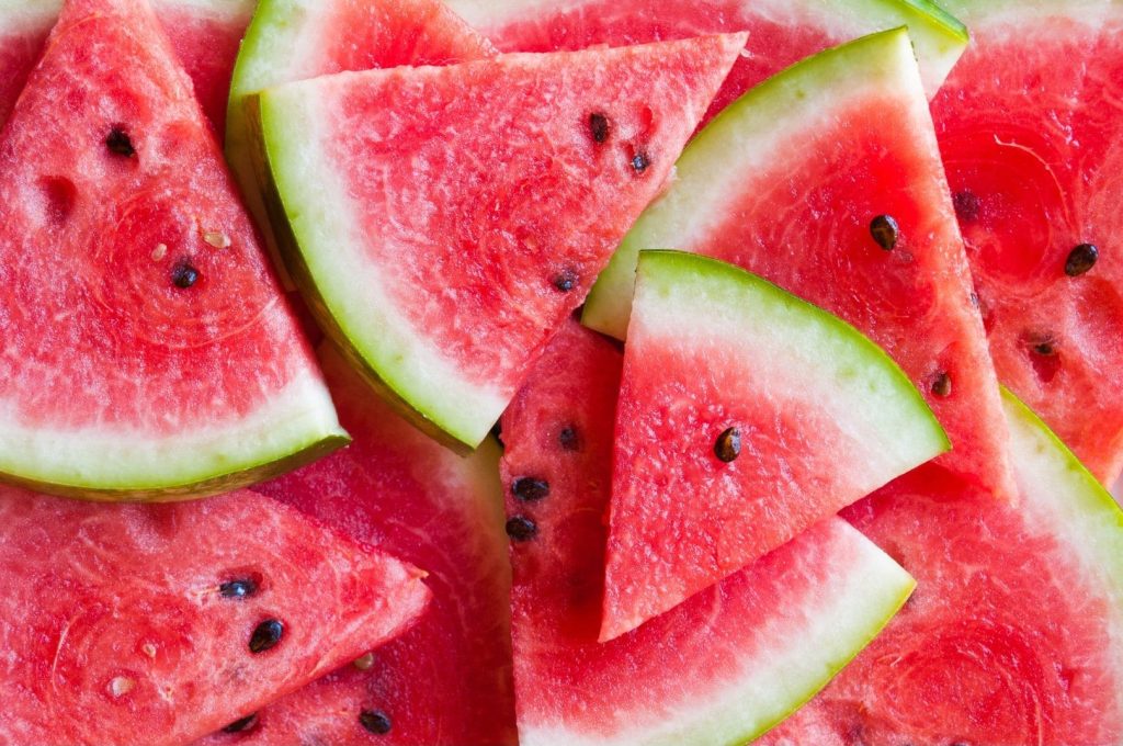pieces of watermelon